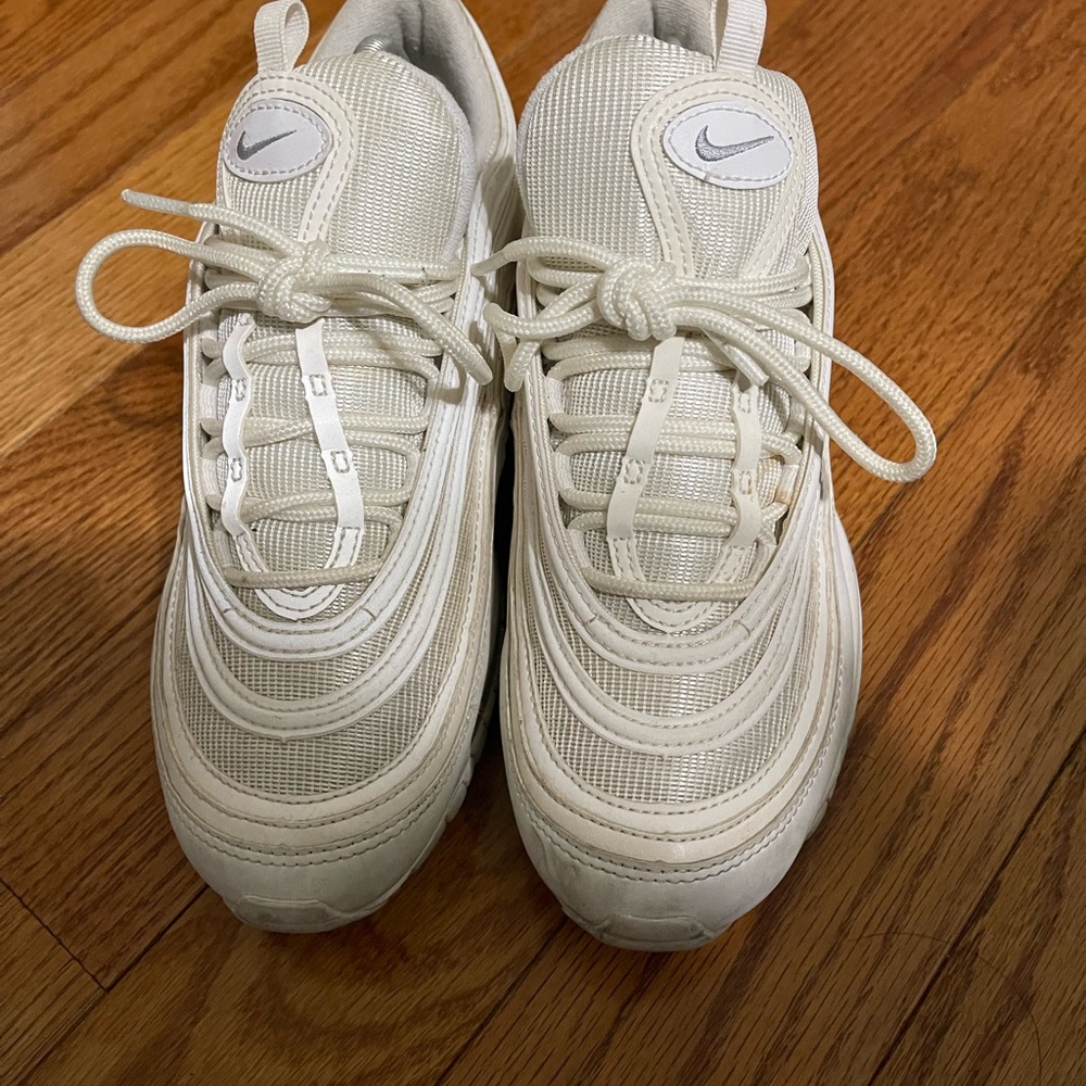 Nike air max 97 white size 8 used, no box